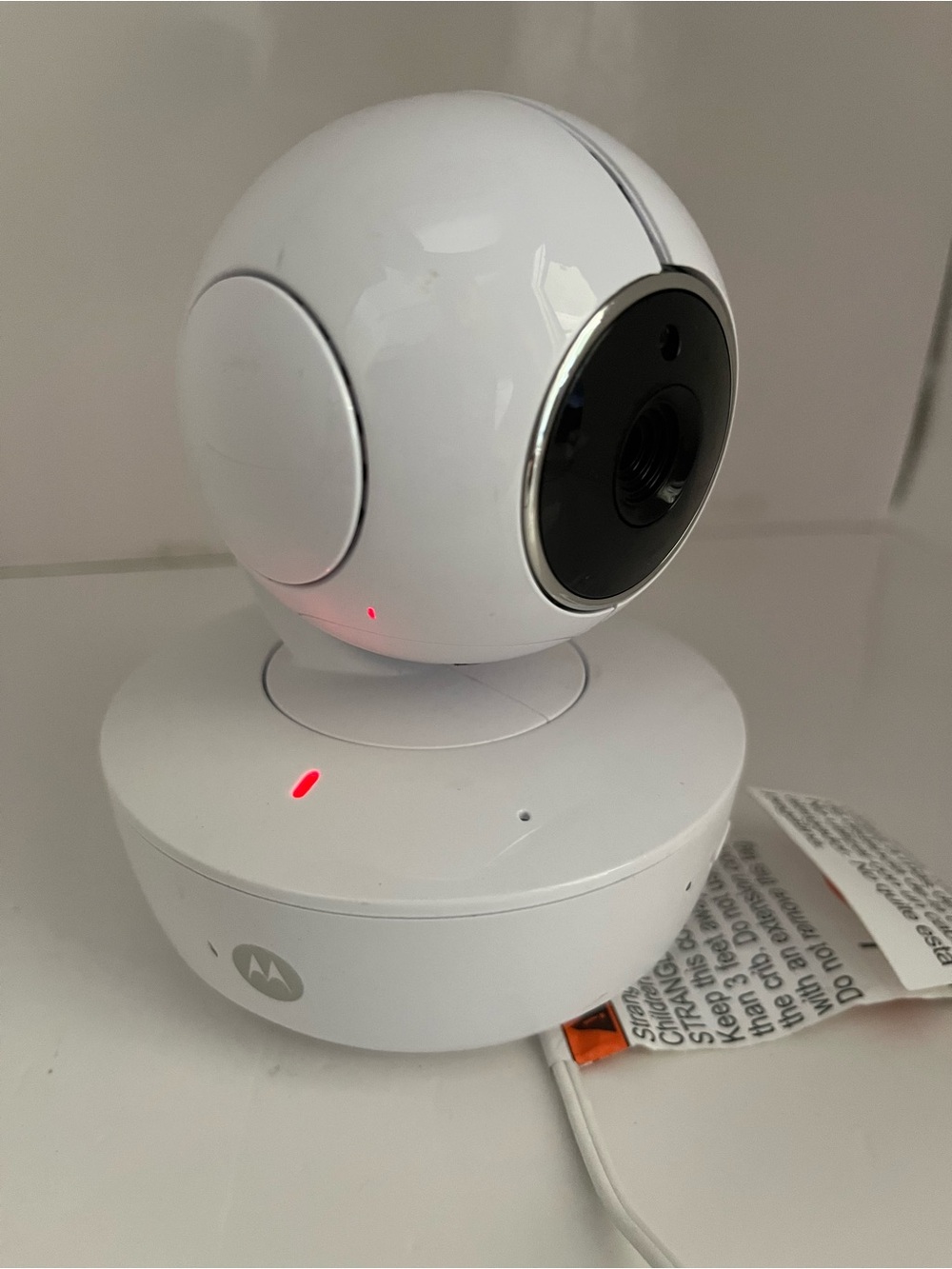Motorola Wireless Baby Monitor Replacement Camera White Pan Tilt Model MBP36SBU